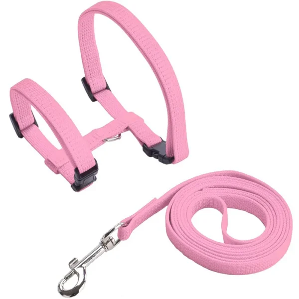 Cheap Sphynx Cat Harness and Leash Set Convenient Pet Harnesses for Cats Gotas Katten mascotas Accessories Outdoor Kedi Cat Lead - Image 11