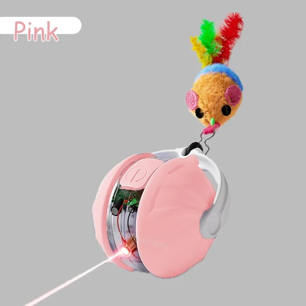Cat Infrared Interactive Ball Toys Automatic Rolling Ball Tail Rechargeable Smart Pet Electric Toy Cat Training Imitate Mouse - Image 8
