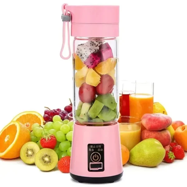 380ml  Portable Electric Fruit Juicer Home USB Rechargeable Smoothie Maker Blenders Machine Sports Bottle JuicingCup - Image 2