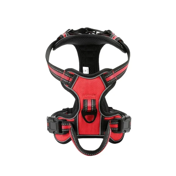 Adjustable Nylon Dog Harness Vest Reflective Soft Breathable No Pull Dog Harness Pet Harness Leash For Small Large Dogs - Image 7
