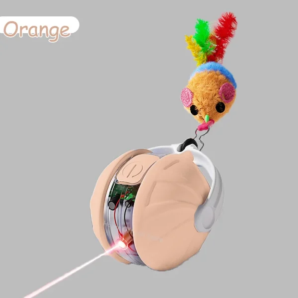 Cat Infrared Interactive Ball Toys Automatic Rolling Ball Tail Rechargeable Smart Pet Electric Toy Cat Training Imitate Mouse - Image 10