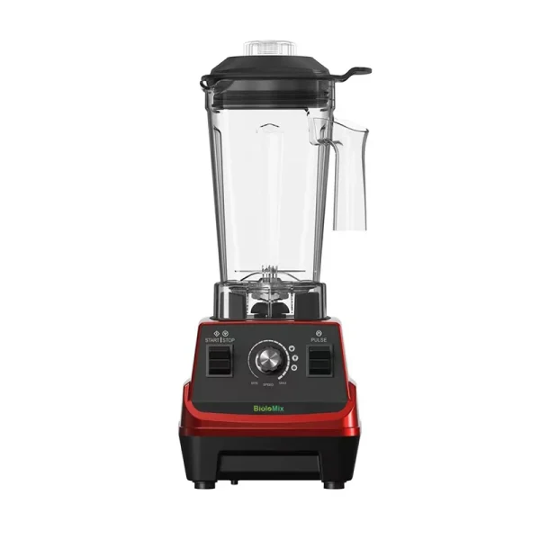 BioloMix 1800W  Mini Pro Professional-Grade Smoothie Blender, 1.8L Container, Black/RED, Self-Cleaning - Image 8