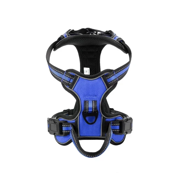 Adjustable Nylon Dog Harness Vest Reflective Soft Breathable No Pull Dog Harness Pet Harness Leash For Small Large Dogs - Image 10