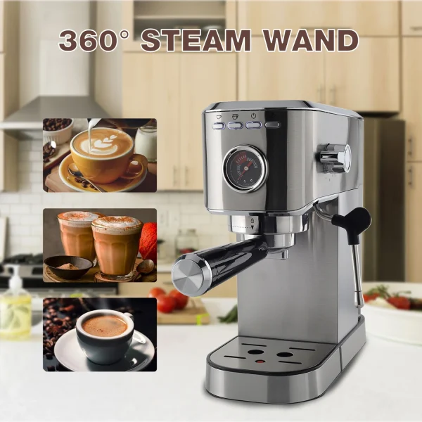 DOYOMI 20 Bar Espresso Machine, Professional Espresso Maker With Milk Frother，Commercial Espresso Machines & Coffee Makers - Image 2