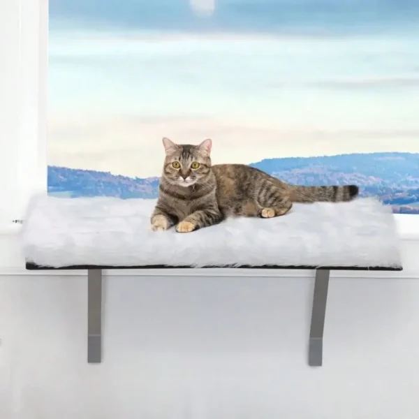 Window Installation Cat Habitat Window Bed Cat Shelf Seat for Window Sill, Resting Place, Position Adjustment, Cat Habitat Chair - Image 2