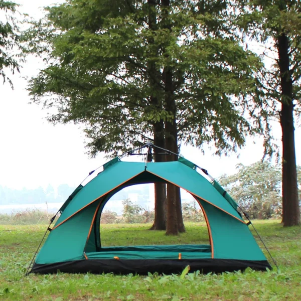 Outdoor Pop Up Tent Water-resistant Portable Instant Camping Folding Fully Automatic Tent for 1-2 Family Tent - Image 4