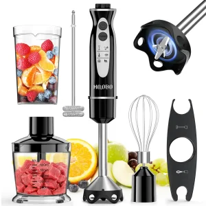 1000 Watt Powerful Handheld Immersion Blender, Vegetable Meat Immersion Egg Beater For Smoothies, Sauces, Baby Food Soups