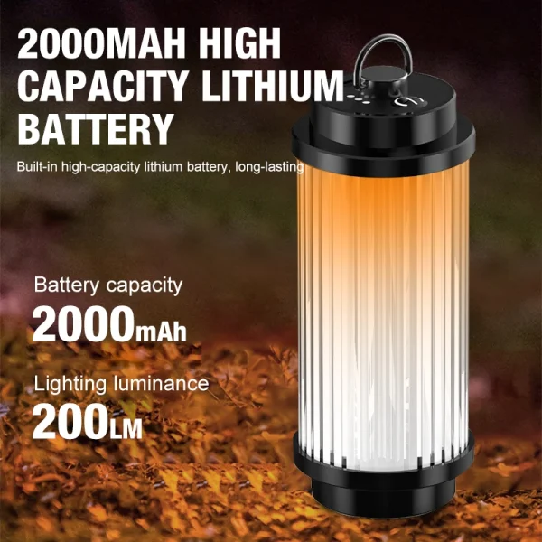 Outdoor camping tools camping lights 5 kinds of lights adjustable ceiling can be connected with the bracket TYPE-C charging. - Image 3