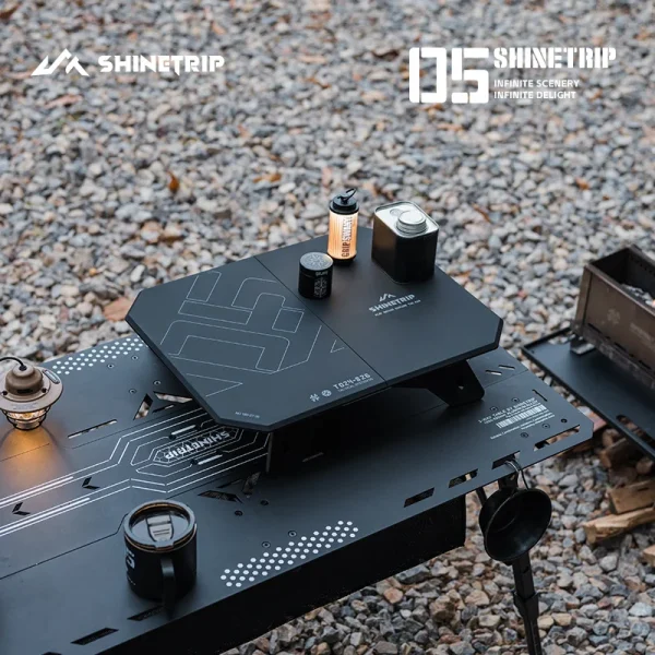 ShineTrip 05 Series Ultralight Dual Purpose Table Outdoor Camping Portable Table Folding Abs Desktop and Aluminum Stand - Image 5