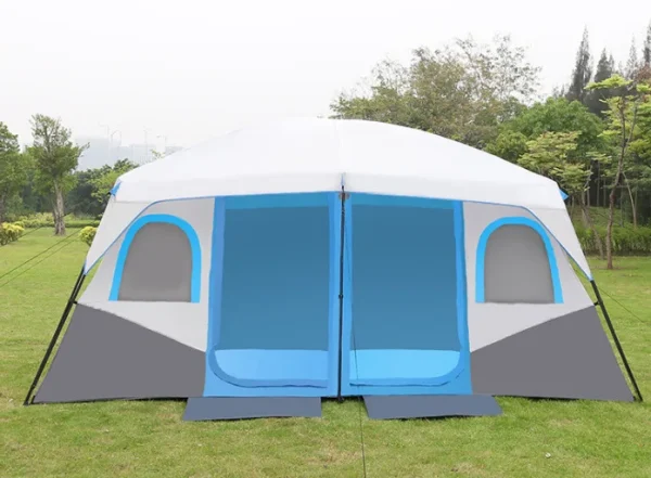 Tents for camping 8-10 person, instant glamping rooftop tent with screen porch and air conditioner port, camping essentials - Image 7