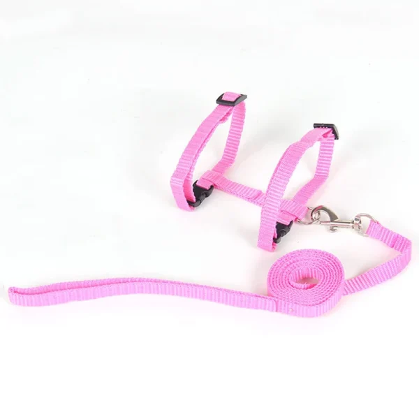 Cheap Sphynx Cat Harness and Leash Set Convenient Pet Harnesses for Cats Gotas Katten mascotas Accessories Outdoor Kedi Cat Lead - Image 3