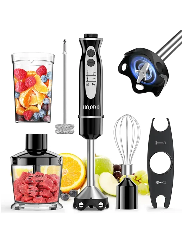 1000 Watt Powerful Handheld Immersion Blender, Vegetable Meat Immersion Egg Beater For Smoothies, Sauces, Baby Food Soups - Image 7