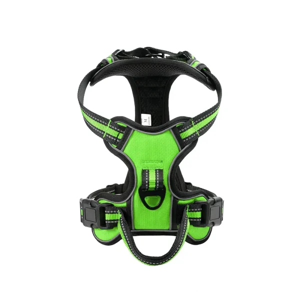Adjustable Nylon Dog Harness Vest Reflective Soft Breathable No Pull Dog Harness Pet Harness Leash For Small Large Dogs - Image 12