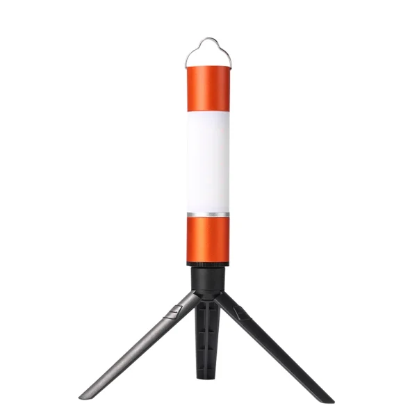 Outdoor Camping LED Telescopic Flashlight with Tripod Nuts Multifunctional Rechargeable Retractable Torch Light Table Lamp - Image 8
