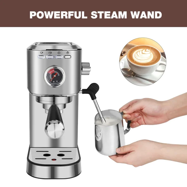 DOYOMI 20 Bar Espresso Machine, Professional Espresso Maker With Milk Frother，Commercial Espresso Machines & Coffee Makers - Image 6