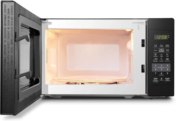 EM720CPL-PMB Countertop Microwave Oven with Sound On/Off, ECO Mode and Easy One-Touch Buttons, 0.7 Cu Ft, Black - Image 4