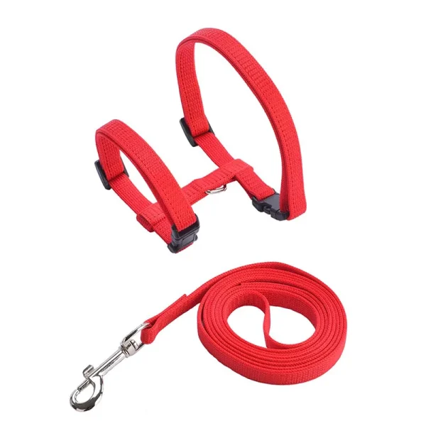 Cheap Sphynx Cat Harness and Leash Set Convenient Pet Harnesses for Cats Gotas Katten mascotas Accessories Outdoor Kedi Cat Lead - Image 9