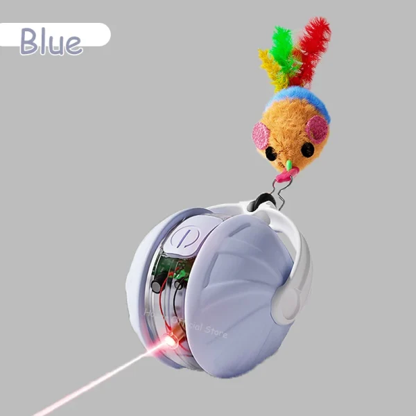 Cat Infrared Interactive Ball Toys Automatic Rolling Ball Tail Rechargeable Smart Pet Electric Toy Cat Training Imitate Mouse - Image 9