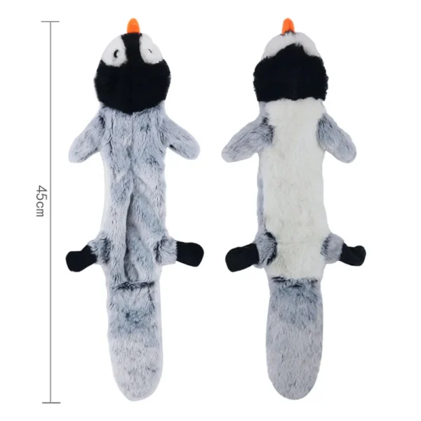 Funny Simulated Animal No Stuffing Dog Toy with Squeakers Durable Stuffingless Plush Squeaky Dog Chew Toy Crinkle Pet Squeak Toy - Image 18