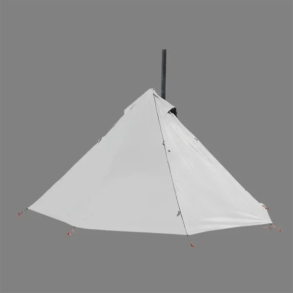 Camping Hot Tent with Chimney Window Outdoor Ultralight Tipi Teepee Tent Pyramid Double Layer Bushcraft 1 Person Tents Hot Tent - Image 12