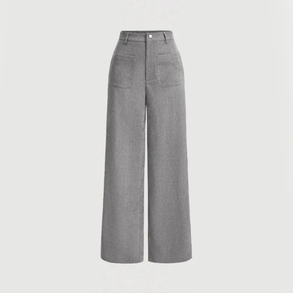 Mia Muse Women's Pants All Season Casual Retro Vintage Pocket  Natural Waist  Full Length Suitable for all occasions Pants - Image 5