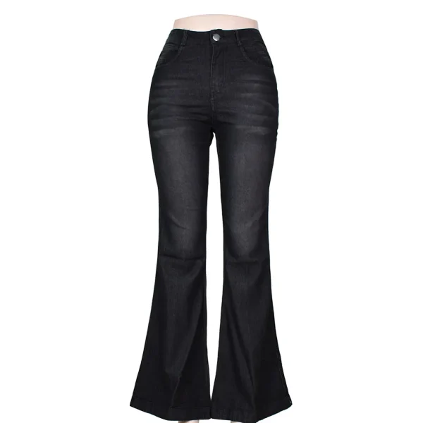 Wide Leg Women Slim Denim Pants Stretch Knee Length High Waist Jeans 2024 New Fashion Trend Slouchy Hip Hop Female Denim Trouser - Image 6