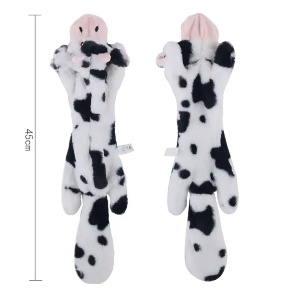 Funny Simulated Animal No Stuffing Dog Toy with Squeakers Durable Stuffingless Plush Squeaky Dog Chew Toy Crinkle Pet Squeak Toy - Image 19