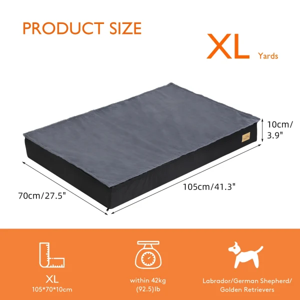 Washable Dog Beds for Large Dogs Comfortable Orthopedic Dog Bed Sponge Foam Pet Bedding Dog Crate Bed - Image 10