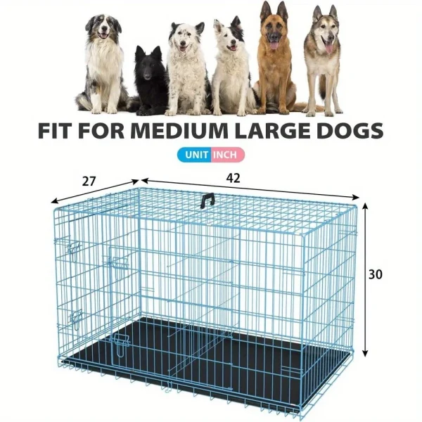 Folding wire kennel for large dog crate - Image 6