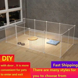 Cat Cage Large Indoor DIY Design Pet Home Small Animal House Detachable Playpen Dog Pen Rabbit Pen Small Pet Playpen