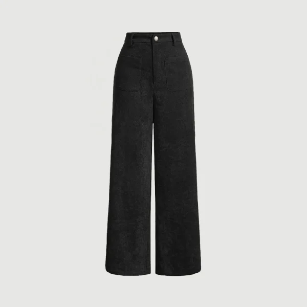 Mia Muse Women's Pants All Season Casual Retro Vintage Pocket  Natural Waist  Full Length Suitable for all occasions Pants - Image 4