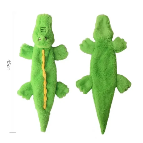 Funny Simulated Animal No Stuffing Dog Toy with Squeakers Durable Stuffingless Plush Squeaky Dog Chew Toy Crinkle Pet Squeak Toy - Image 7