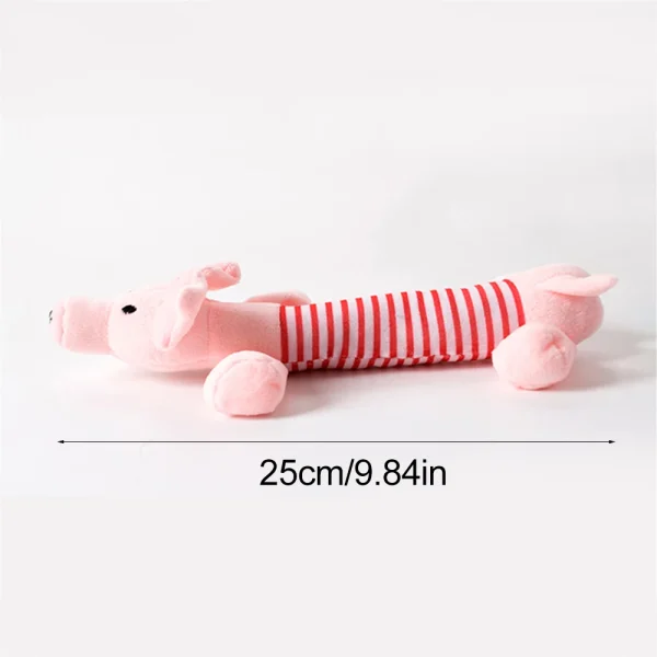 Funny Simulated Animal No Stuffing Dog Toy with Squeakers Durable Stuffingless Plush Squeaky Dog Chew Toy Crinkle Pet Squeak Toy - Image 22