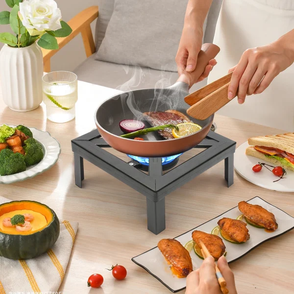 8000W Portable Single Burner Outdoor Gas Stove Propane Cooker with Adjustable 0-20Psi Regulator Hose for Patio Camping BBQ - Image 6