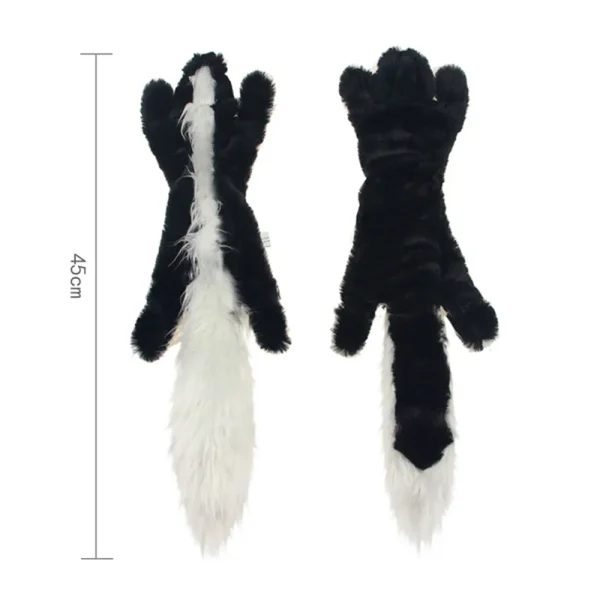 Funny Simulated Animal No Stuffing Dog Toy with Squeakers Durable Stuffingless Plush Squeaky Dog Chew Toy Crinkle Pet Squeak Toy - Image 17