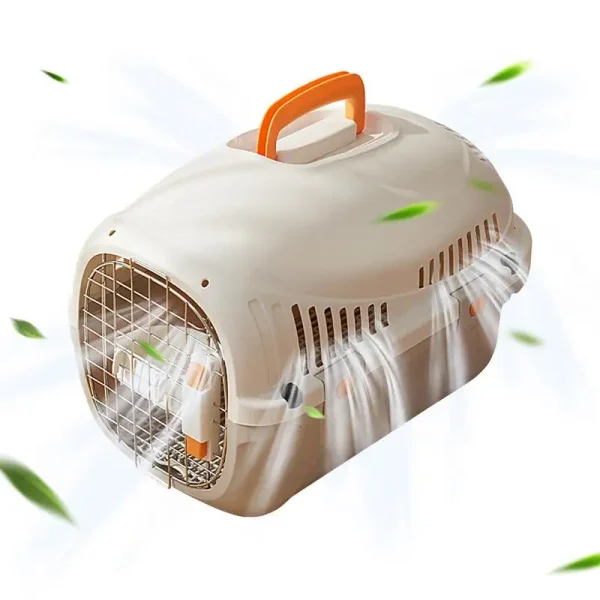 Portable Cat Cage Car Transport Carry Cage Car Transport Carry Cage Cats Pet Travel Carrier Portable Pet Travel Carrier - Image 3
