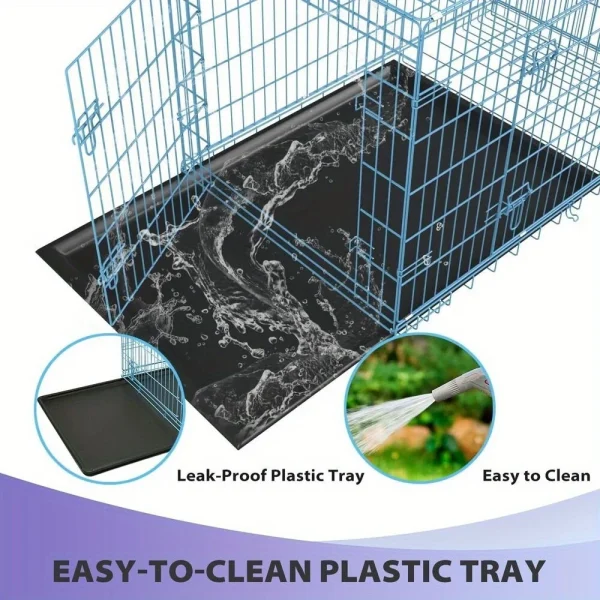 Folding wire kennel for large dog crate - Image 3