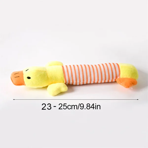 Funny Simulated Animal No Stuffing Dog Toy with Squeakers Durable Stuffingless Plush Squeaky Dog Chew Toy Crinkle Pet Squeak Toy - Image 23