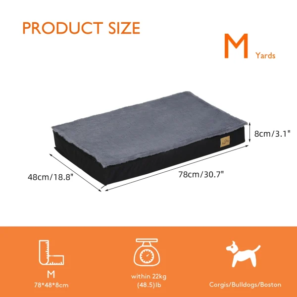 Washable Dog Beds for Large Dogs Comfortable Orthopedic Dog Bed Sponge Foam Pet Bedding Dog Crate Bed - Image 9