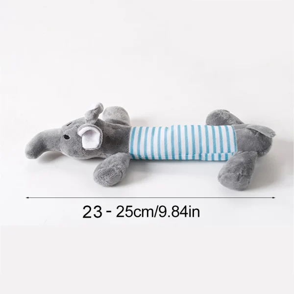 Funny Simulated Animal No Stuffing Dog Toy with Squeakers Durable Stuffingless Plush Squeaky Dog Chew Toy Crinkle Pet Squeak Toy - Image 20