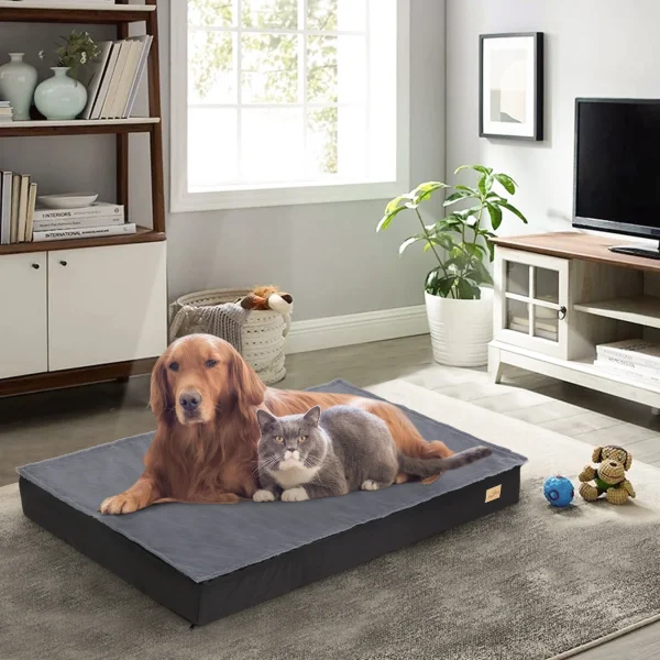 Washable Dog Beds for Large Dogs Comfortable Orthopedic Dog Bed Sponge Foam Pet Bedding Dog Crate Bed - Image 2