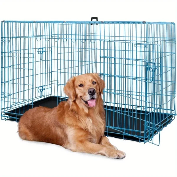 Folding wire kennel for large dog crate - Image 7