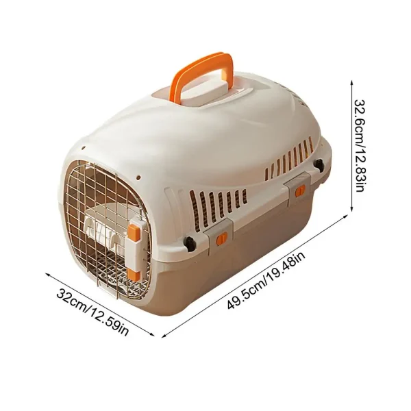 Portable Cat Cage Car Transport Carry Cage Car Transport Carry Cage Cats Pet Travel Carrier Portable Pet Travel Carrier - Image 8