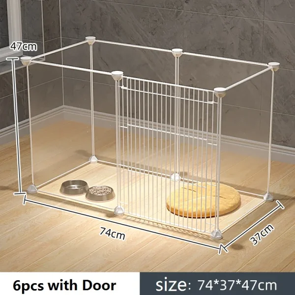 Cat Cage Large Indoor DIY Design Pet Home Small Animal House Detachable Playpen Dog Pen Rabbit Pen Small Pet Playpen - Image 11