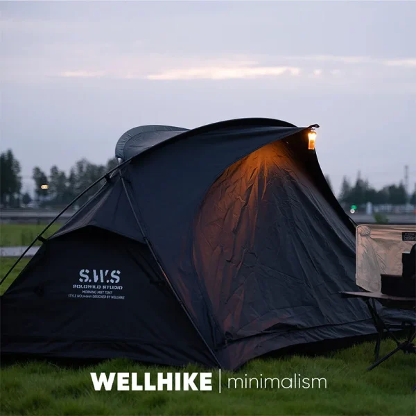 WELLHIKE Lightweight Camping Tent Rain And Sun Outdoor Hiking Backpacking Travel Hiking Tent Field Park Camping Equipment - Image 3