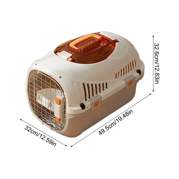 Portable Cat Cage Car Transport Carry Cage Car Transport Carry Cage Cats Pet Travel Carrier Portable Pet Travel Carrier - Image 7