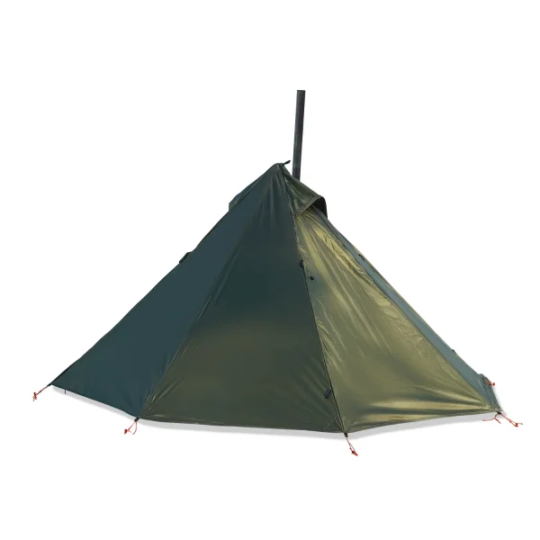 Camping Hot Tent with Chimney Window Outdoor Ultralight Tipi Teepee Tent Pyramid Double Layer Bushcraft 1 Person Tents Hot Tent - Image 13