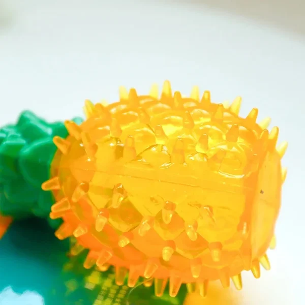 Pet Cooling Chew Toy Reusable Dog Cat Toy Teething Summer Cooling Watermelon Pineapple Lemon Durable Ice Frozen Fruit Shape Toys - Image 3