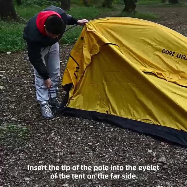 WELLHIKE Lightweight Camping Tent Rain And Sun Outdoor Hiking Backpacking Travel Hiking Tent Field Park Camping Equipment - Image 2